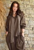 Larc Poet Blouse Chocolate